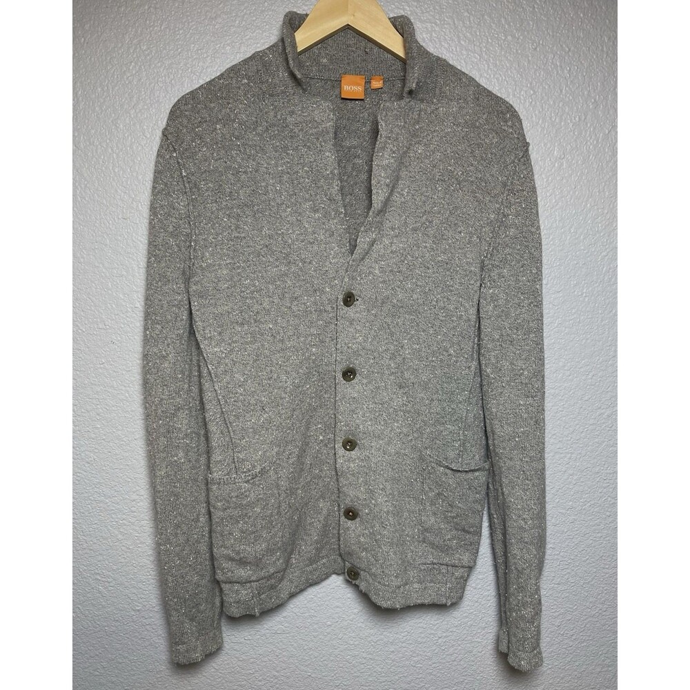 Hugo Boss 'Orange' NWOT mens buttoned cardigan sz M preppy designer